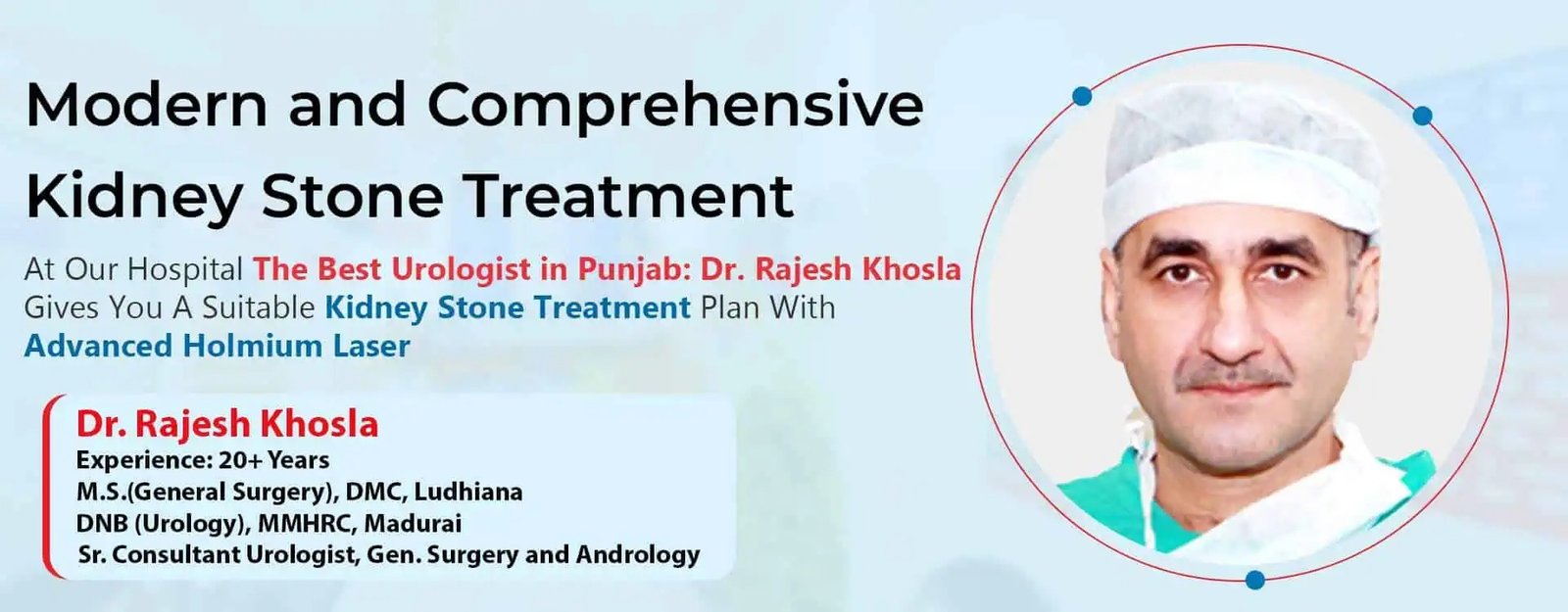 Dr. Rajesh Khosla - Senior Consultant Urologist & Andrologist