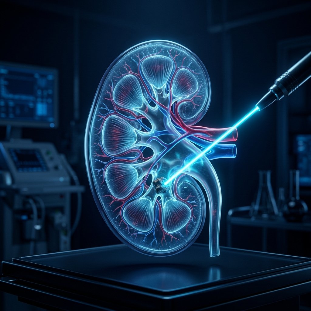 Advanced 3D Medical Visualization of Renal Laser Surgery